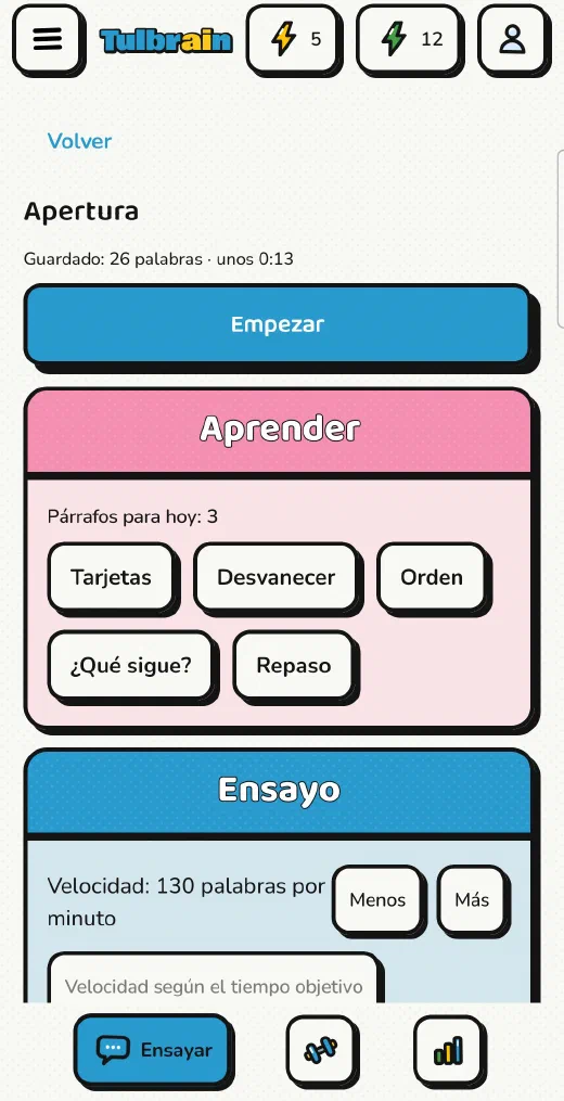 Tulbrain · Aprender