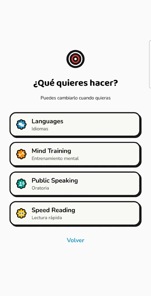 Tulbrain: la pregunta «¿Qué quieres hacer?» con Languages, Mind Training y Speed Reading