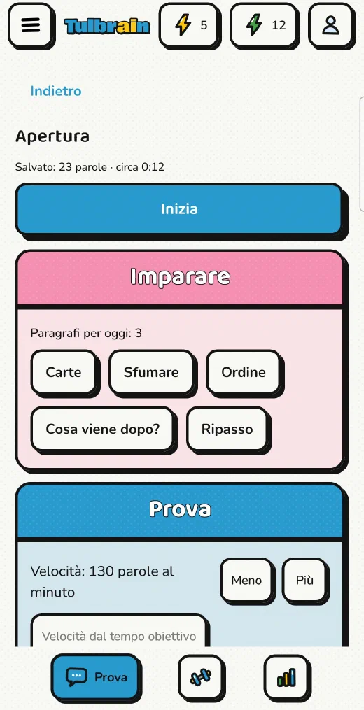 Tulbrain · Imparare