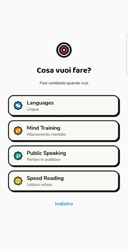 Tulbrain: la domanda «Cosa vuoi fare?» con Languages, Mind Training e Speed Reading