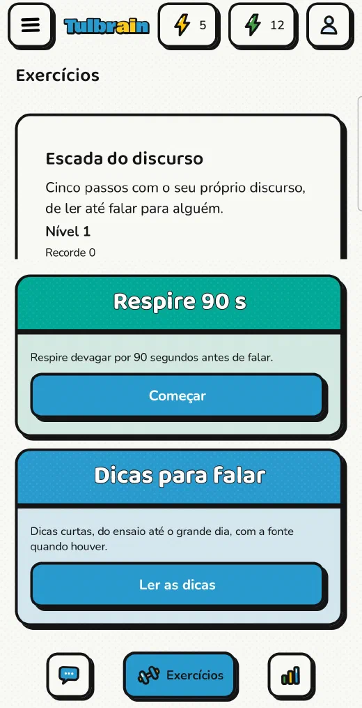 Tulbrain · Exercícios